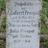 Prospall Adalbert 1859-1934 Zerbes Sofia 1859-1941 Grabstein